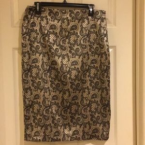 🌸 NY&C Gold Pencil Skirt 🌸